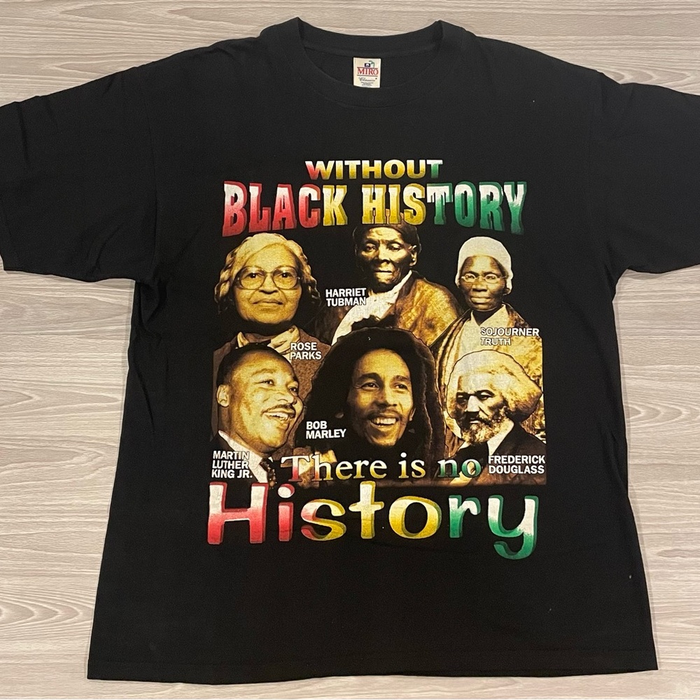 Vintage 90s Martin Luther King Jr. Shirt Rap Tee MLK Bob Marley Men’s Size XL